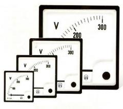 انواع آمپر متر ، ولت متر ، فرکانس متر و کسینوس فی متر