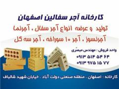 لیست کلیه محصولات اجر سفال اصفهان