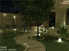 طراحی محوطه باغ ویلا و روف گاردن در مشهد