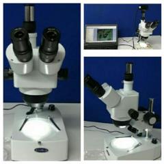 استریو میکروسکوپ لوپ سه چشمی آزمایشگاهی decoding=