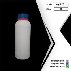 فروش ویژه بطری 1 لیتری پلی اتیلن با مواد درجه یک