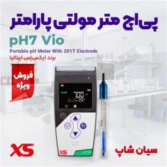 تستر pH چندکاره پرتابل XS pH 7 با الکترود T201 decoding=