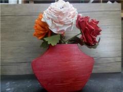 ساخت گلدان گل طبیعی و مصنوعی