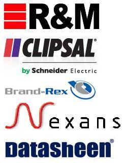 فروش کابل شبکه  ( R&M , CLIPSAL , BRANDREX , NEXANS DATASHEEN )