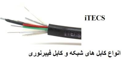 فروش انواع کابل های فیبر نوری و کابل شبکه  iTECS
