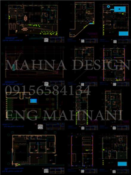 طراحی نقشه ویلا و طراحی ساختمان در مشهد