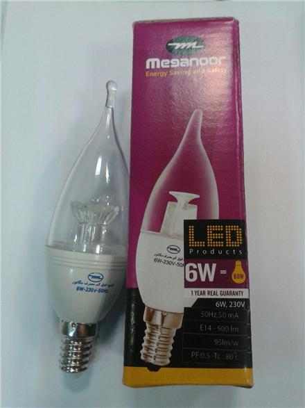 فروش لامپ 6 وات اشکی مختص لوستر
