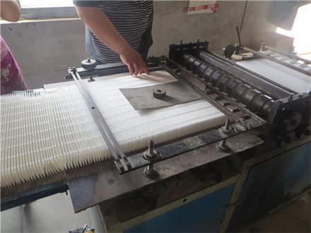 دستگاه چین کن کاغذ سنگین ، صنعتی و گلدار ، آماده تحویل