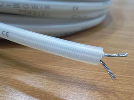 کابل حرارتی سیلیکونی silicone  heating cable