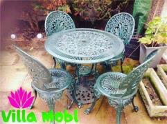 میز و صندلی باغی طاووسی