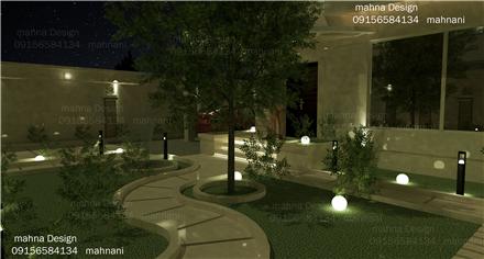 طراحی محوطه باغ ویلا و روف گاردن در مشهد
