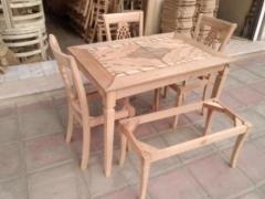 تولید و ساخت میز و صندلی مدل ناهید
