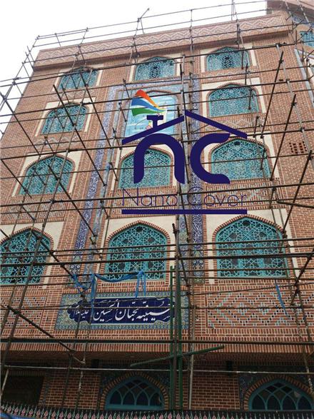عایق نانو کریستالی بی رنگ در کاشان و اصفهان روی نمای سنگی و آجری