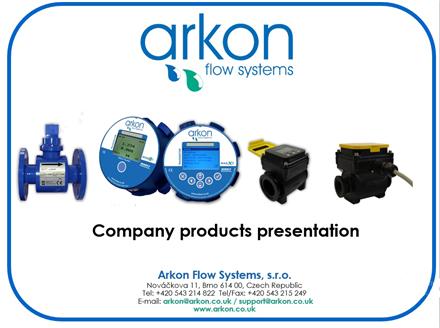 محصولات اندازه گیری دبی یا فلومتر شرکت ARKON