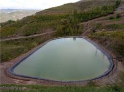 استخر ذخیره آب کشاورزی با ورق