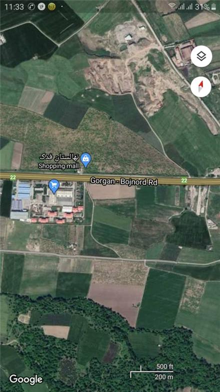 فروش زمین در گرگان علی آباد کتول 37500 متر