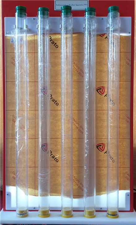 مطالعات ته نشینی sedimentation columns