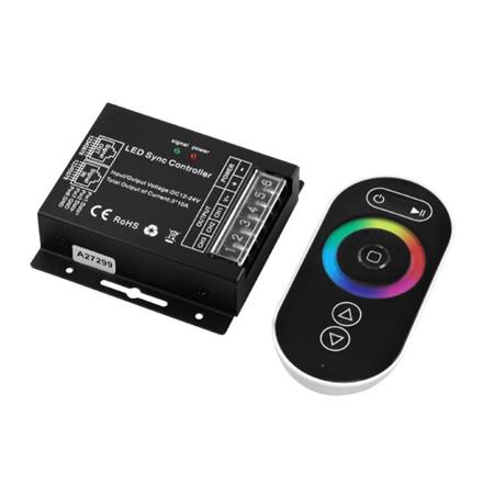 کنترلر RGB رادیویی لمسی 24 آمپر 12 ولت Emax مدل DM24RFT