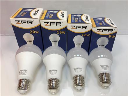 فروش لامپ حبابی و استوانه کم مصرف برند ZFR زد اف آر