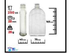 انواع بطری دهانه 28 در حجم های مختلف