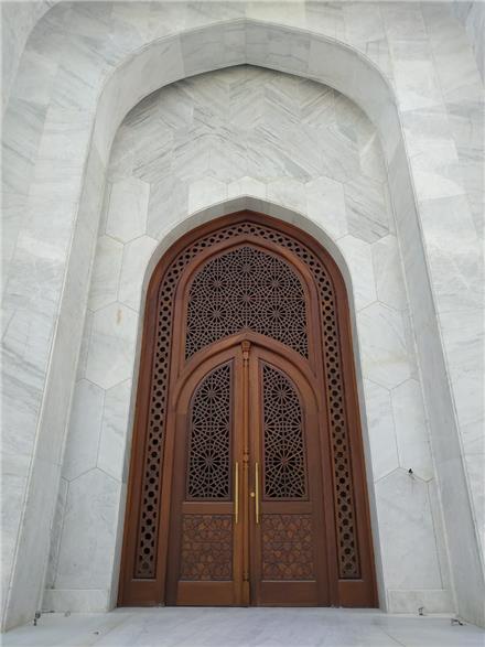 درب چوبی سنتی و مدرن مسجد ، لابی ، اماکن مذهبی