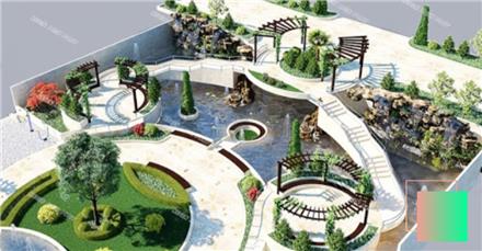 محوطه سازی چمن کاری و دیزاین باغ در شهریار