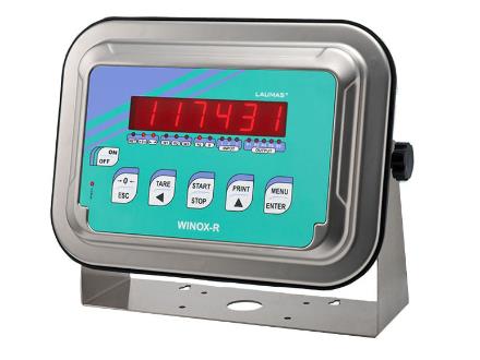 فروش نمایشگر وزن لاماس LAUMAS مدل WINOX-RMUX نسخه ATEX مولتی پروگرام با درجه آب بندی IP68