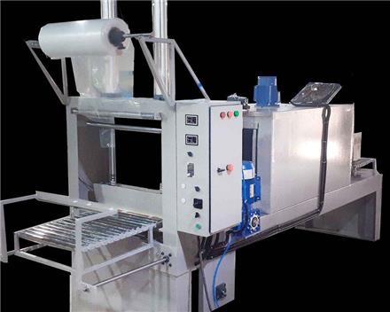 تولید دستگاه شیرینگ پک تونلی آب رادیاتور