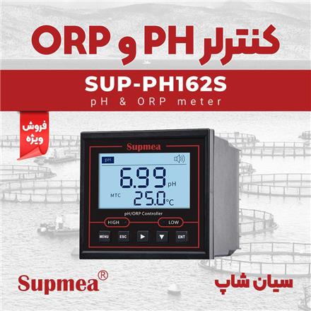 ترنسمیتر پی اچ و orp نصبی Supmea SUP-PH162S