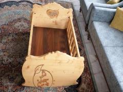 تخت نوزاد سیسمونی گهواره کودک چوبی