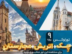 تور جمهوری چک (  پراگ + وین + بوداپست )  با پرواز امارات اقامت در هتل Grand Hotel International 4 ستاره