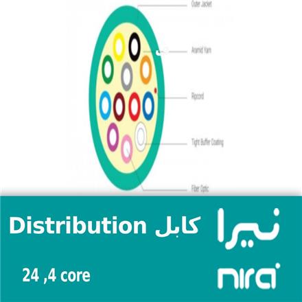 فروش کابل فیبر نوری 4-24 Core Tight Buffer