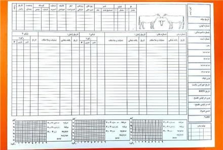 کارت مامایی و ثبت مشخصات دام