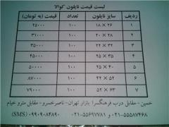 لیست قیمت نایلون کوالا در بازارتهران