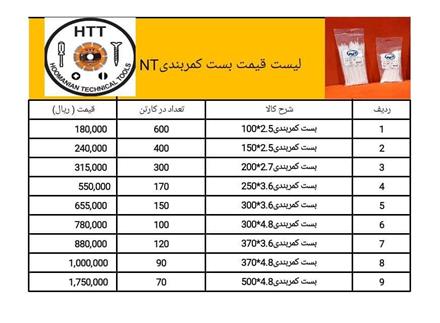 فروش بست کمربندی ، صفحات برش ، زنجیر ، پیج و …